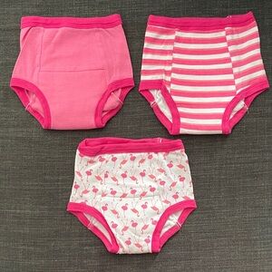 Luvable Friends Pink Training Pants Trio